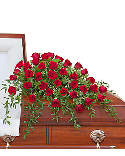 Simply Roses Deluxe Casket Spray