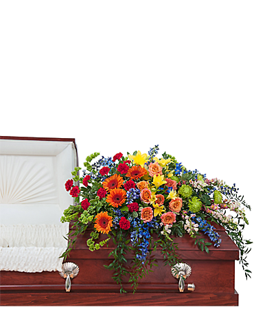 Treasured Celebration Casket Spray