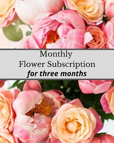 Monthly Flower Subscription - 3 Months