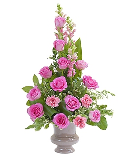 Peaceful Pink Small Urn - TMF-713