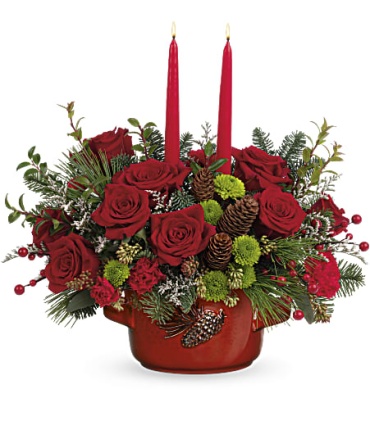 Artisanal Pinecone Centerpiece - T21X105