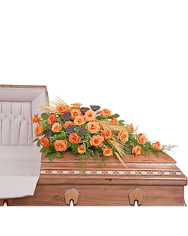 Fall Splendor Casket Spray