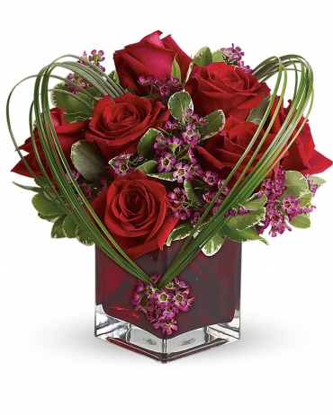 Sweet Thoughts Bouquet with Red Roses - TEV13-7