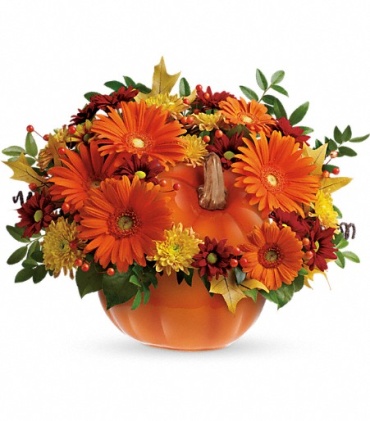 Country Pumpkin Bouquet - T175-1