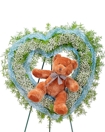 Tiny Angels Wreath in Blue - TMF-839