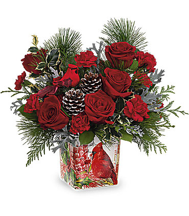 Cardinal Cheer Bouquet