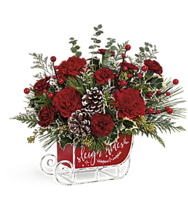 Vintage Sleigh Ride Bouquet - T21X300