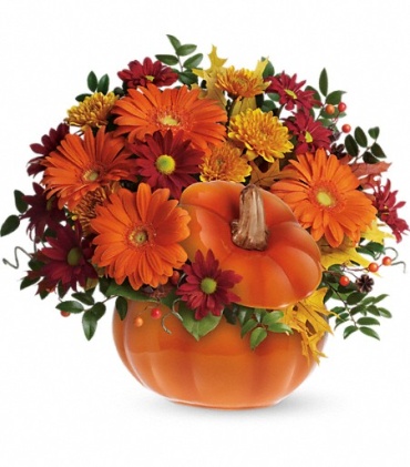 Country Pumpkin Bouquet - T175-1