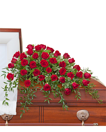 Simply Roses Deluxe Casket Spray