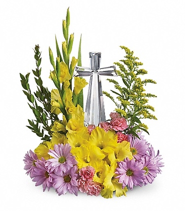 Crystal Cross Bouquet