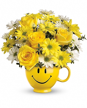 Be Happy® Bouquet with Roses - T43-1